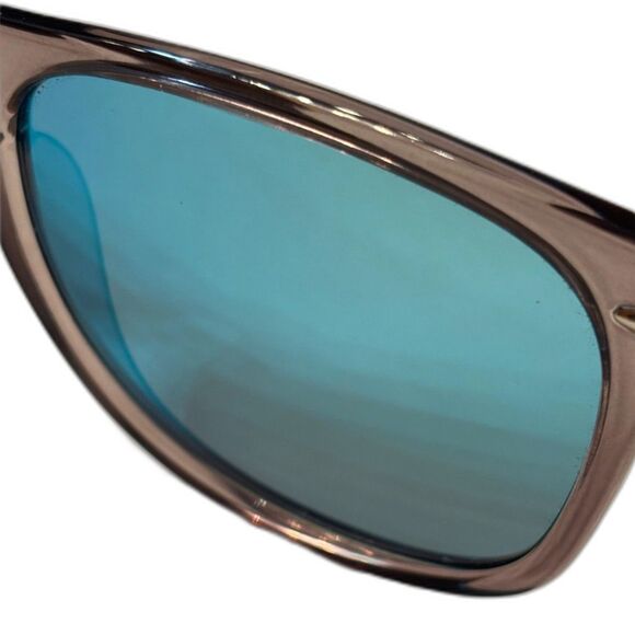 Men's Abaco Polorized Sunglasses in Crystal Grey/Deep Blue Mirror, EUC - Picture 7 of 15